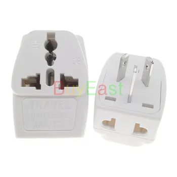 

10 X CHINA, Australian New Zealand Electrical Plug Adapter 3 Way Mulit Outlet Travel Plug change EU/UK/GE/AU/US to AU Plug White