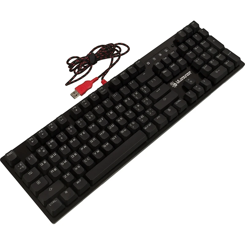 Клавиатура A4 Bloody B820R механическая черный USB for gamer LED