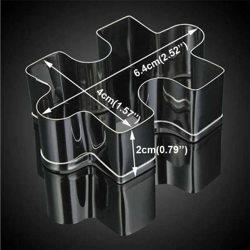 1PC Christmas Cookie Shape Stainless Steel Cookie Cutter Puzzle DIY Biscuit Mold Dessert Bakeware Cake Mold Stamp Fondant cookie cutter,baking mold,cookie mould,cookie printing mold,fondant cutter,pastry cutter
