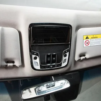 

For Honda Accord 10th 2018 2019 Stainless steel Car front reading Lampshade panel and Glasses box Accessories car styling 2pcs
