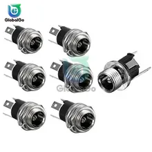 10 шт./лот, гнездовая розетка постоянного тока, штепсельная вилка DC-025M, электронная розетка 5,5*2,1, разъем адаптера