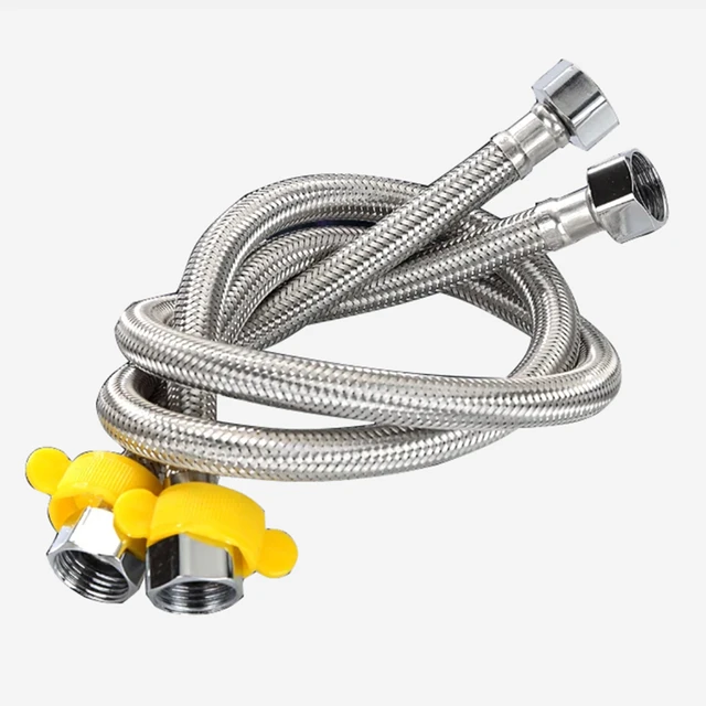 Tubo Flessibile Per Rubinetto Cucina E Doccia - Acciaio Inox, 80 Cm, 2 Pezzi - Foto 6