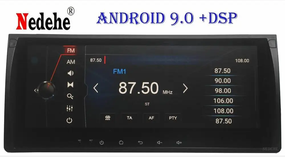 10.2INCH DSP Octa core 2G RAM+32 ROM 9 inch Android 9.0 Car Radio for BMW/E39/X5/E53 dvd gps Stereo multimedia player OBD | Автомобили и