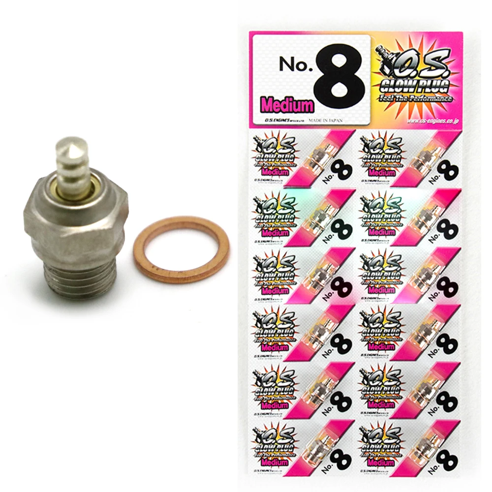 Encendedor/Bujía Glow Plug Para Coche RC HSP 1/10 - Aluminio, Funciona Con Pila AA (Color Azul)
