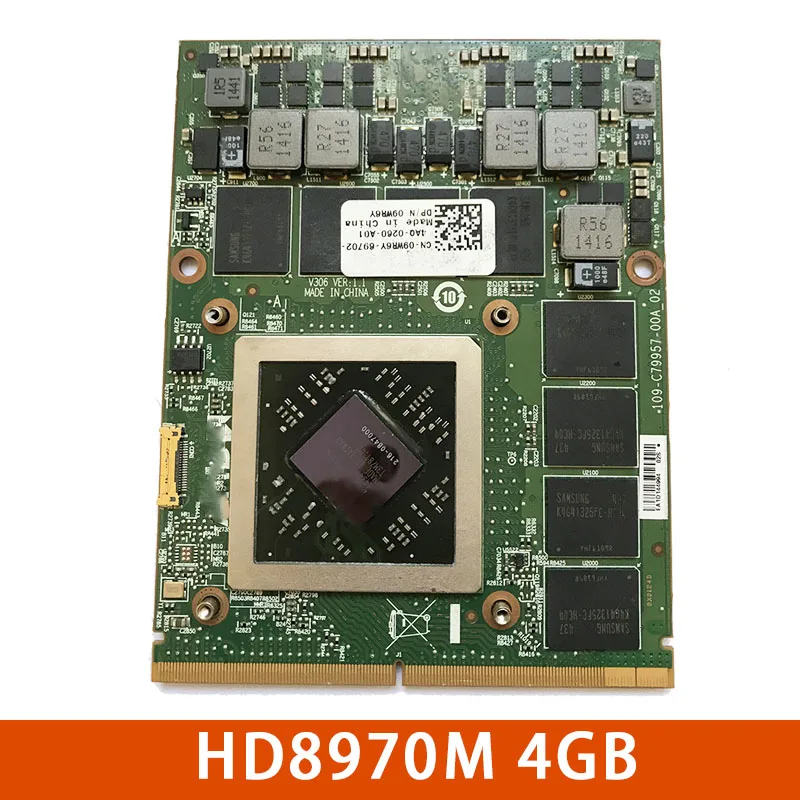 Оригинальная видеокарта R9 M290X HD8970 HD8970M 4 Гб VGA 216-0847000 для Dell Alienware M17X M18X HP 8770W 8760W |