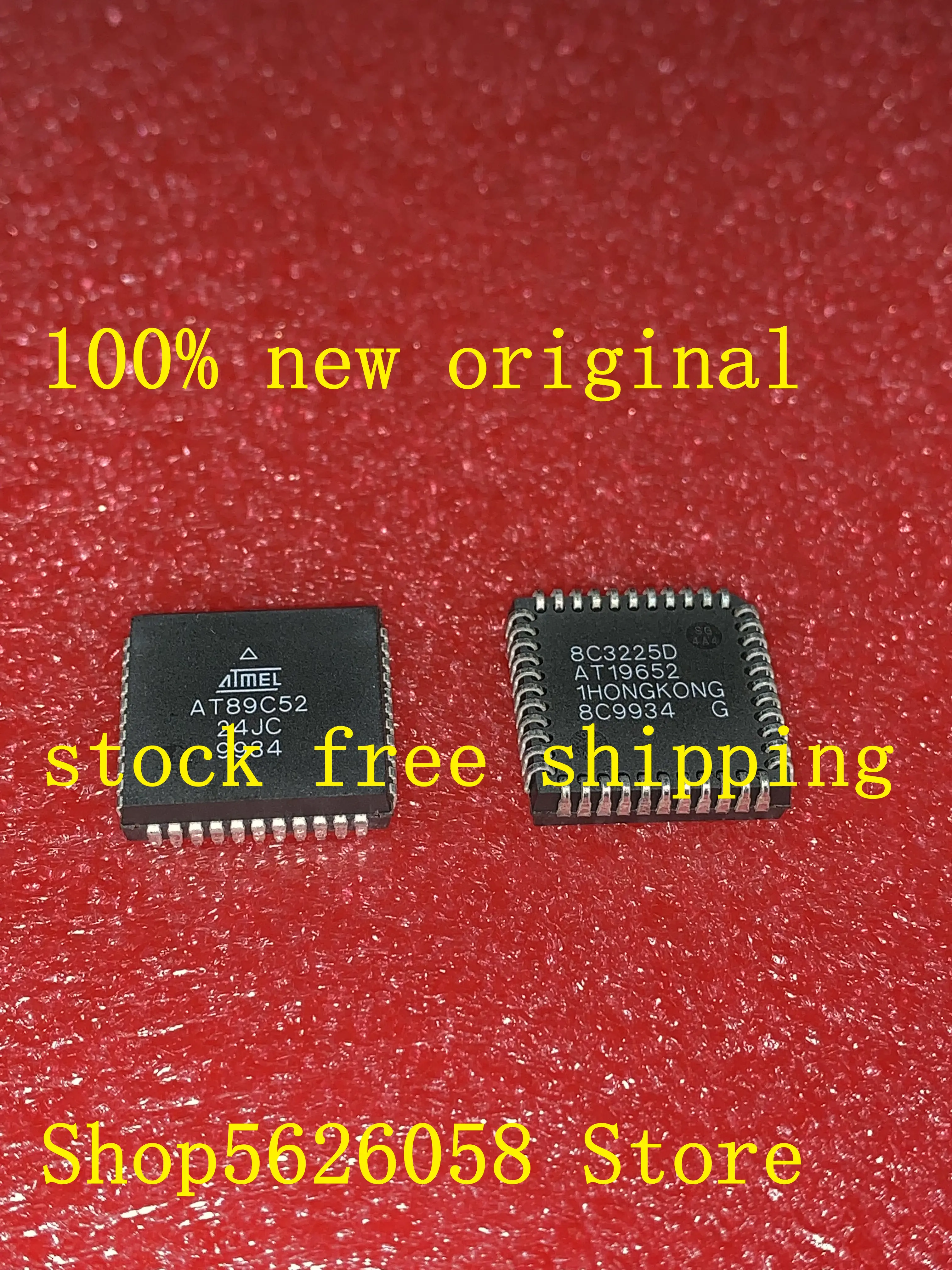 10 / AT89C52-24JC AT89C52 PLCC 100% ǰ 
