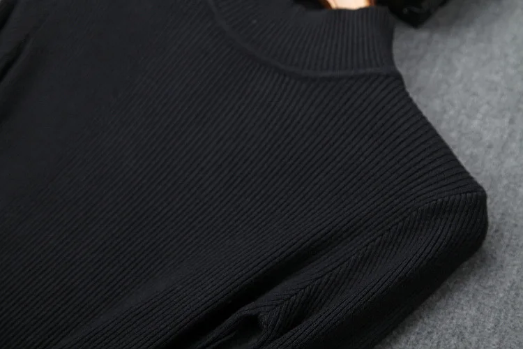 Новая Корейская Женский комплект 2 шт. OL Commuter г., новая осенняя трикотажная блузка с длинными рукавами+ популярное платье-майка комплект из двух предметов