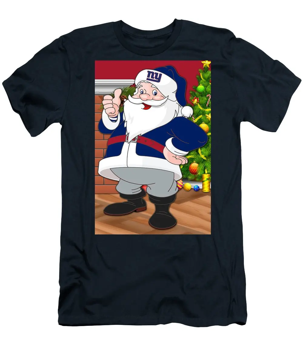 Мужская футболка Giants santa claus |