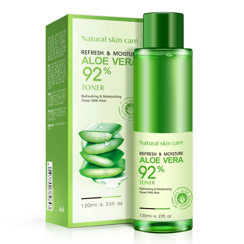 

Bioaqua Aloe Vera Natural Refresh Moisture Face Toners Water Tonico Facial Lotion Oil Control Anti Aging Moisturizing Skin Care