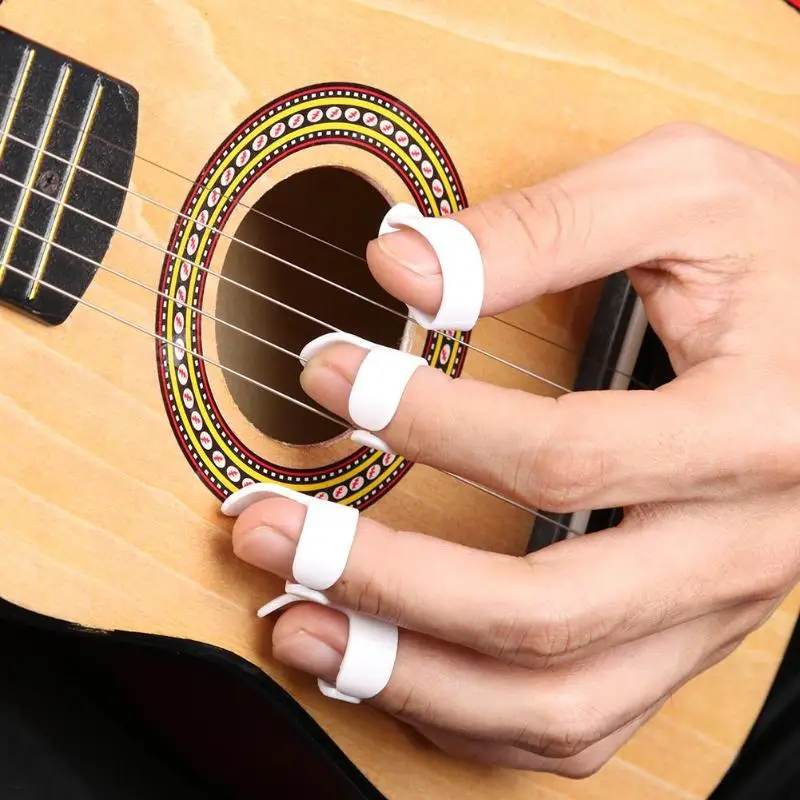 15 шт. медиаторы для гитар указательный палец Pick s Paddles ногти целлюлоидные гитарные