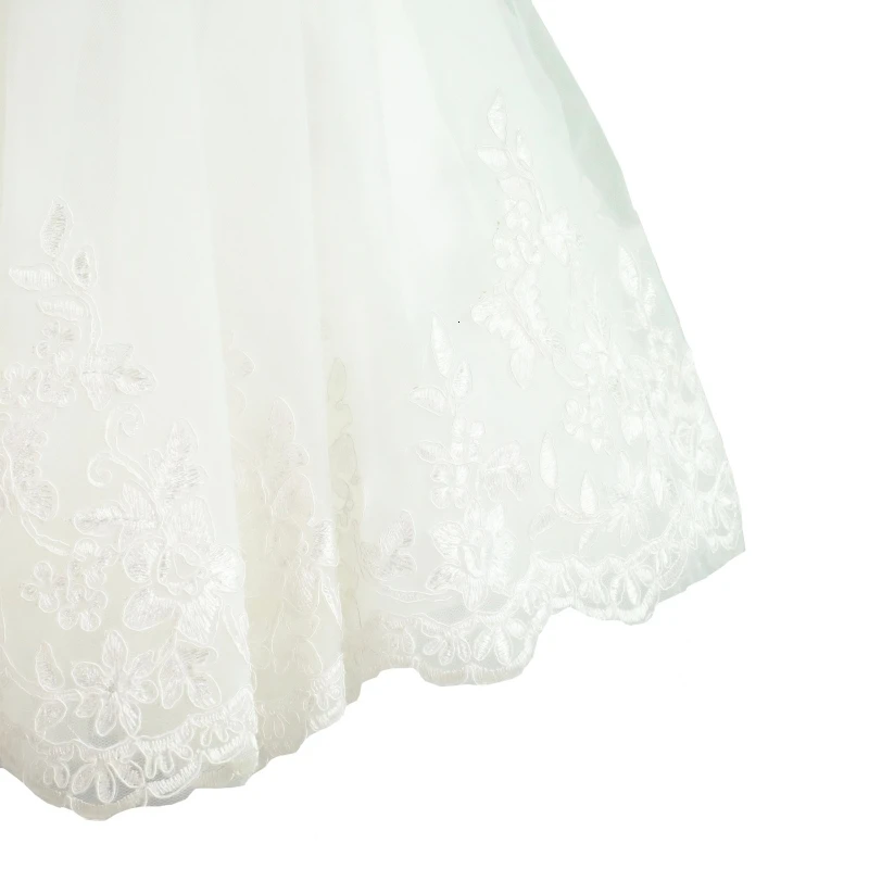 Г. Романтическое Пышное фатиновое платье для девочек, держащих букет невесты на свадьбе, белое кружевное бальное платье, платье для причастия, платье для крещения для маленьких девочек