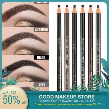 

Red Brown Color Eyebrow Pencil Waterproof Microblading Pen Long-lasting Eyebrow Enhancer Easy Wear Eye Brow Tint dye Makeup Tool