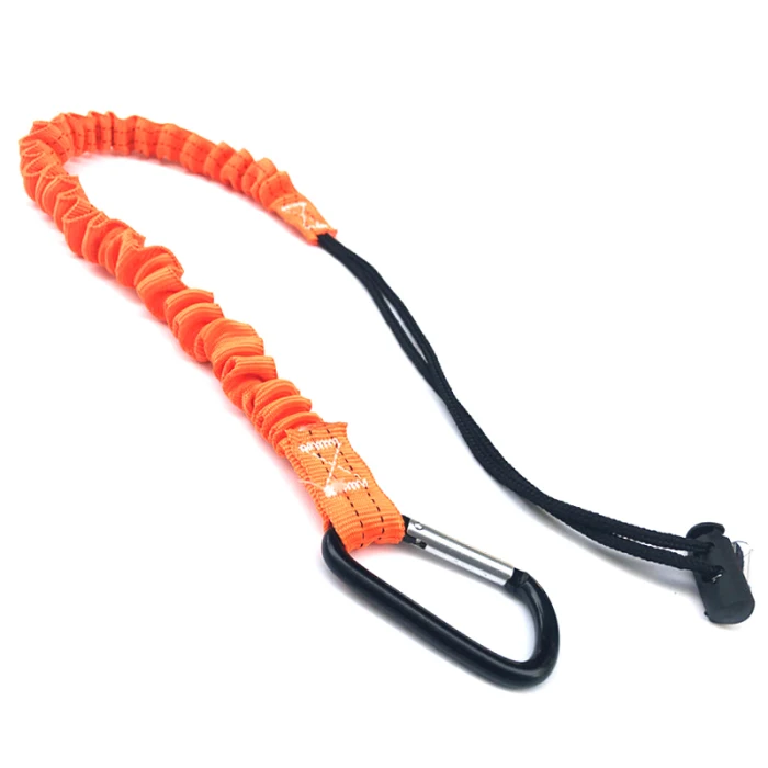 Carabiner Lanyard Retractable Safety Rope Telescopic Elastic Climbing Tool for Outdoor XR-Hot
