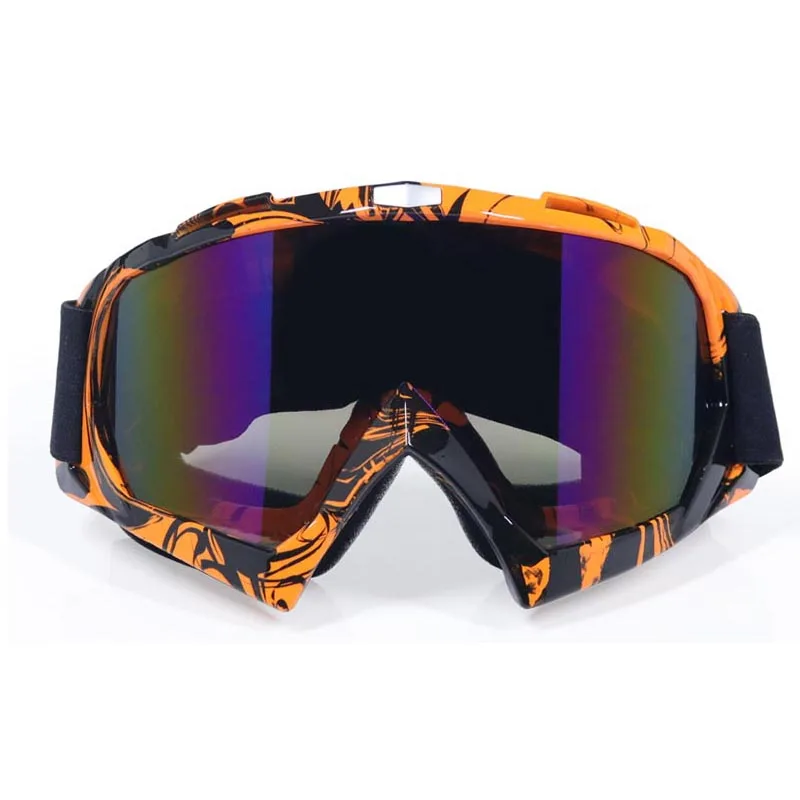 motocross helmet goggles gafas moto cross dirtbike motorcycle helmets goggles glasses skiing skating eyewear - Цвет: Синий