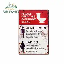 #Special Offers EARLFAMILY 13cm x 8.8cm for Vintage Bathroom Sign Car Stickers Vinyl JDM Waterproof RV VAN Fine Decal Car Accessories Graphics #Special Offers EARLFAMILY 13cm x 8.8cm for Vintage Bathroom Sign Car Stickers Vinyl JDM Waterproof RV VAN Fine Decal Car Accessories Graphics