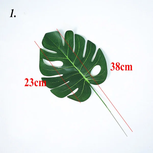 25~80cm Simulation Leaf Fake Plant Leaves for Adornment Photography Background Accessories Studio Photo Shooting Backdrops Props B