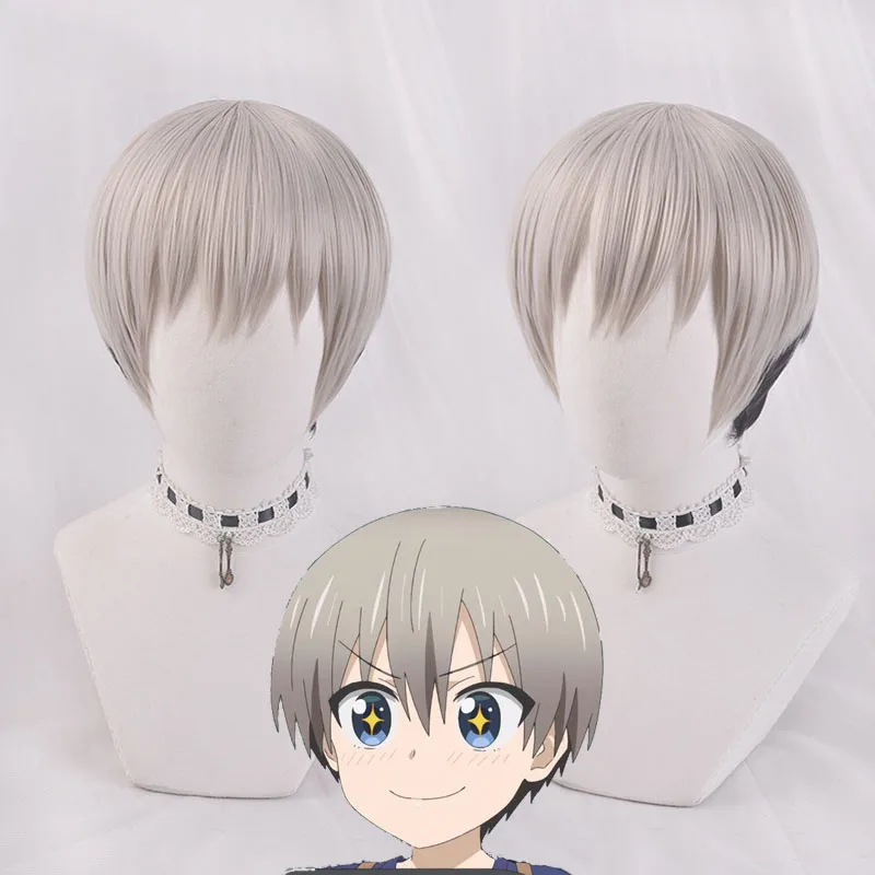 

Japan Anime Uzaki-chan Wants to Hang Out! Cosplay Short Wigs Hana Uzaki Lolita Kawaii Heat Resistant Synthetic Hair Party Wigs