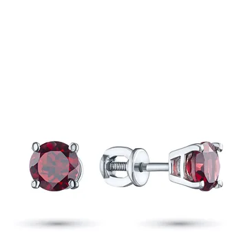 

Pusety silver garnet e0606ps11102200