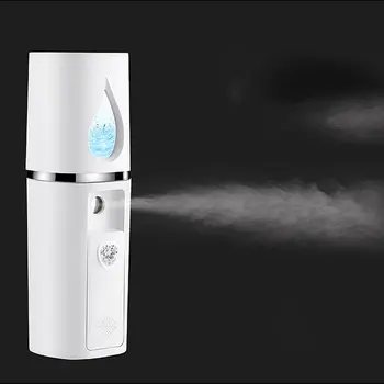 

1PC Handheld Nano Steamer Sprayer USB Charging Water Meter Facial Humidifier Cold Spray 20ML Large Water Tank L2/L3 Style
