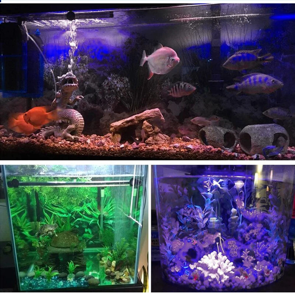 Aquarium Light LED Waterproof Fish Tank Clip Lamp Underwater Decoration Lighting Plant Lamp Aquariums Decor