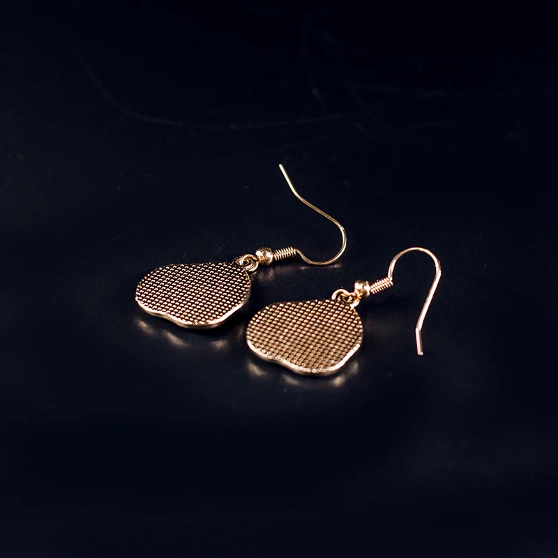 1 Pair Fahion Cute Sweet Cartoon Enamel Glaze Food Omelette Purse Egg Earrings Women Funny Dangle Jewelry Accessories|Серьги-подвески|