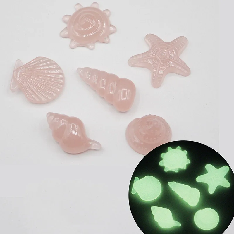 

100% Safe 80 PCS / Pack Luminous Shells Rare Earth Luminous Powder + Polystyrene Resin Length 2.5-3.5cm