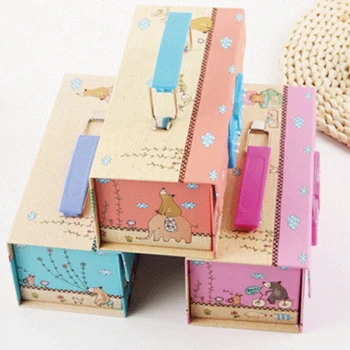 

3 Layer Password Lock Pencil-Box Student Male and Female Multifunctional Stationery Pen Bag Pencil Case