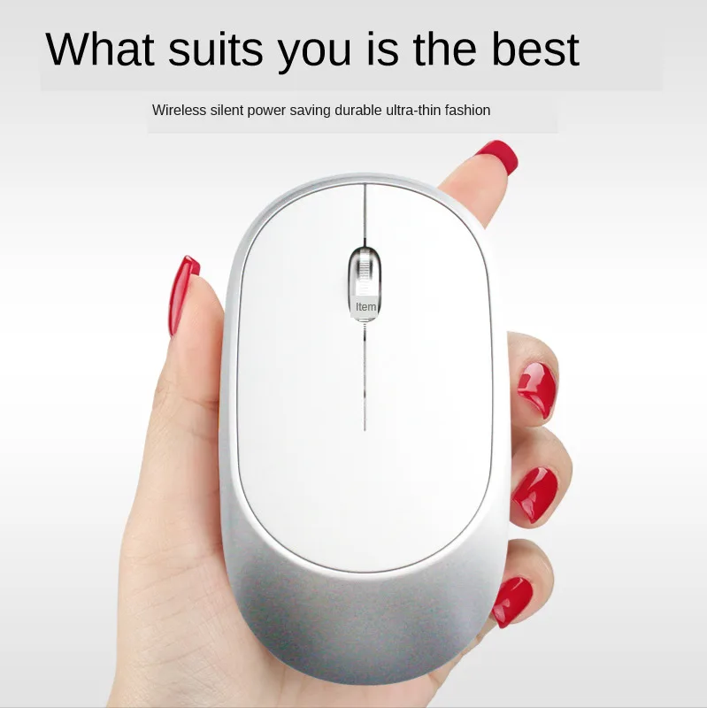 

Wireless Mouse 1600DPI 2.4GHz USB Mute Portable Mause Mice For Mac Desktop Laptop Notebook PC MacBook