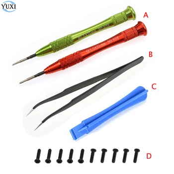 

YuXi Cross Screws For Nintend Switch NS Joy-Con Console Screwdriver Kit & Tear Down Repair Tools For JoyCon Controller