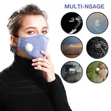 5 шт. Пылезащитная маска с активированным углем для верховой езды, ветрозащитная теплая клетчатая маска, обновленная Пылезащитная маска с активированным углем