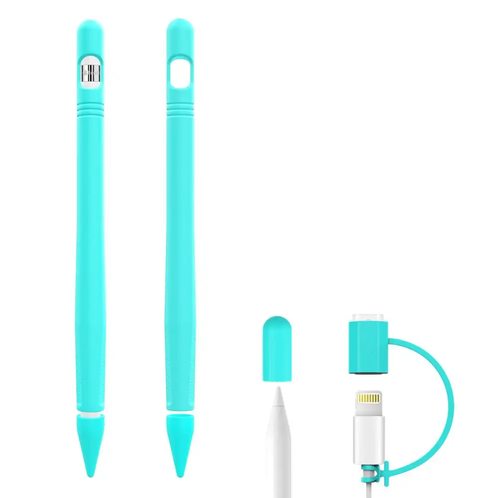 Чехол-держатель для Apple Pencil, [4 шт.] чехол-карандаш/держатель для Apple Pencil cap для iPad Pro Pencil - Цвета: Green
