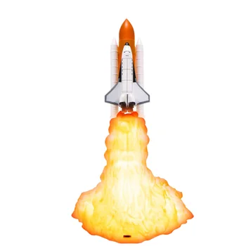 

Dropshipping Space Shuttle Lamp and Moon lamps In Night Light By 3D Print For Rocket Lamp Space Lovers
