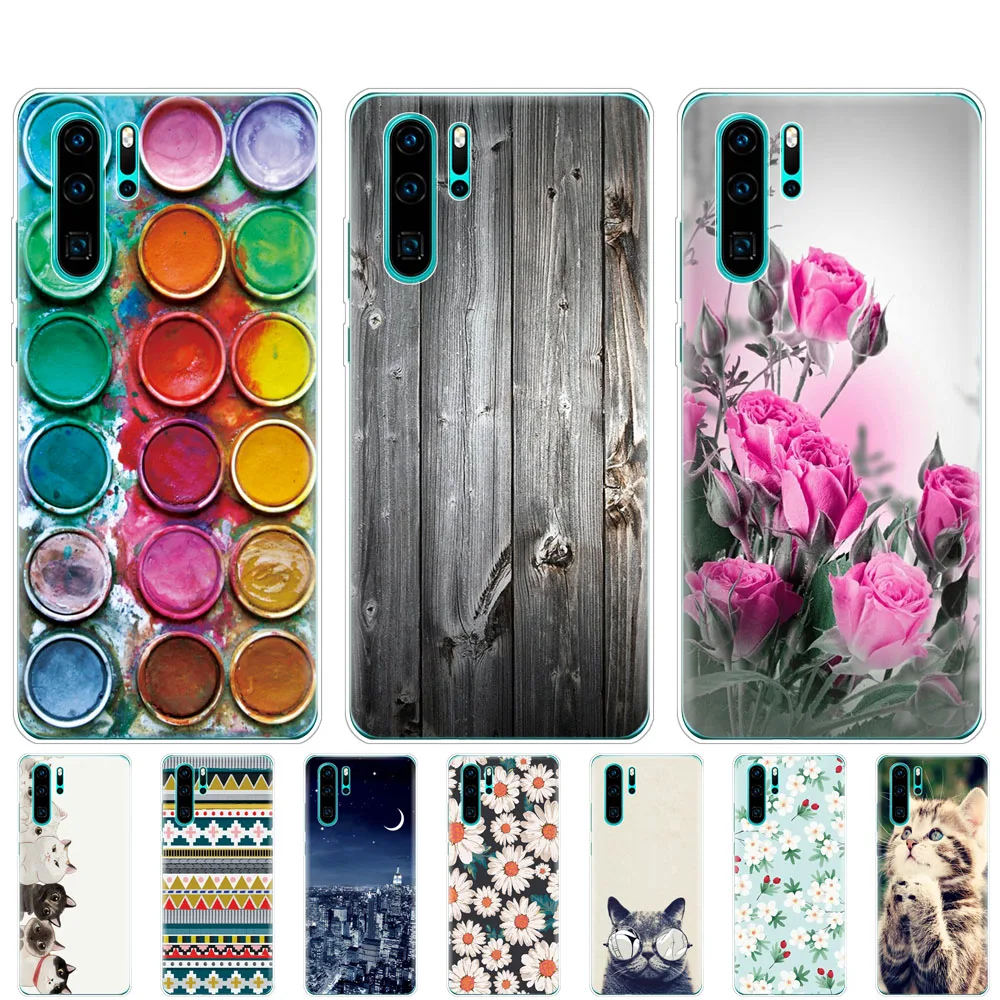 

for Huawei P30 Pro lite Case coque Silicon TPU Phone shell Cover On for Huawei P30 VOG-L29 ELE-L29 P 30 Lite bumper shockproof