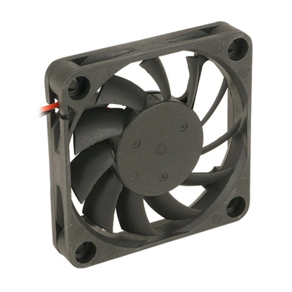 Black Cooling Fan 6010 5V 1.1W 6CM 60x60x10mm 2.4x2.4x0.4-inch, High Quality