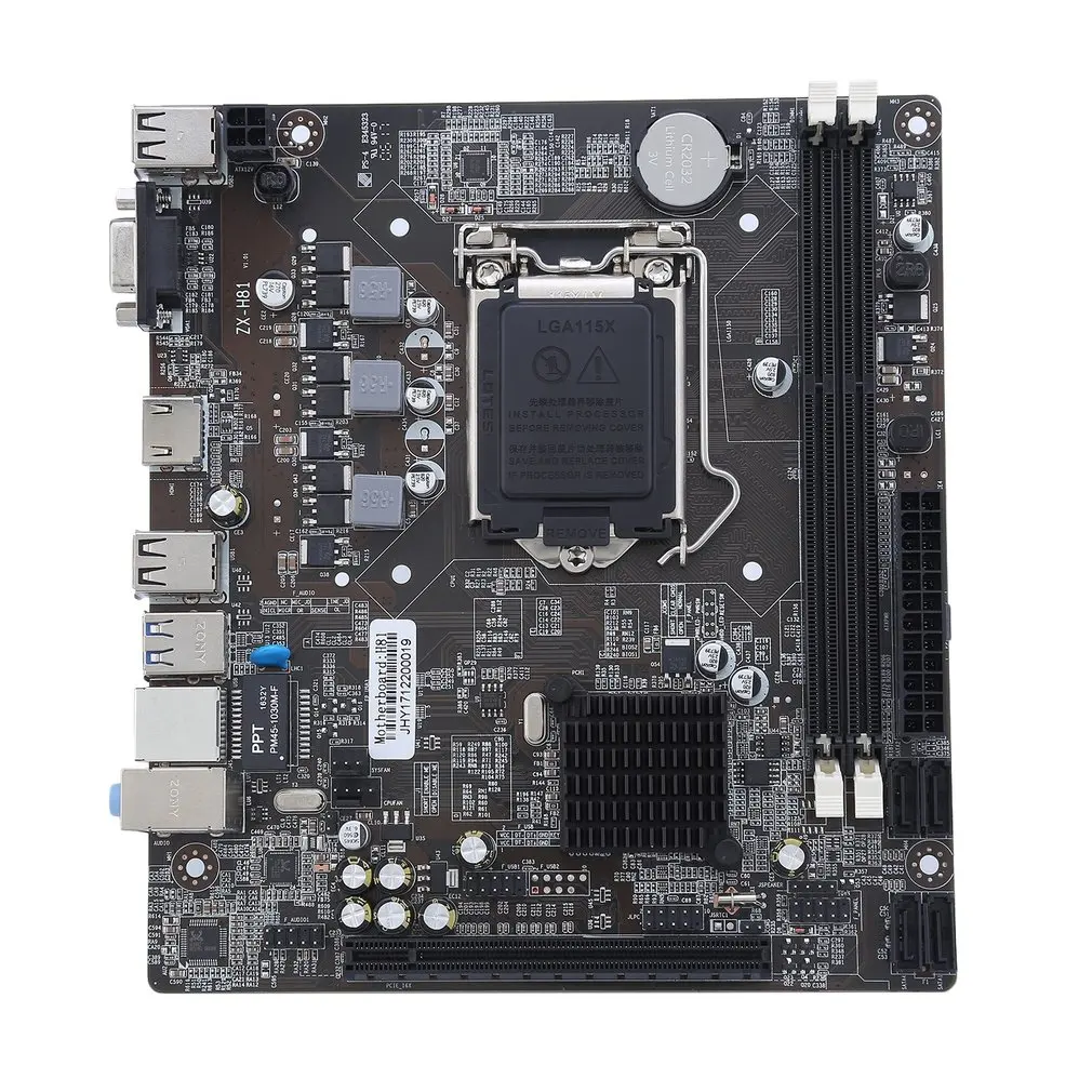  High Compatibity H81-1150 Computer Gigabit Ethernet Mainboard Motherboard Core CPU Board DDR3 Suppo