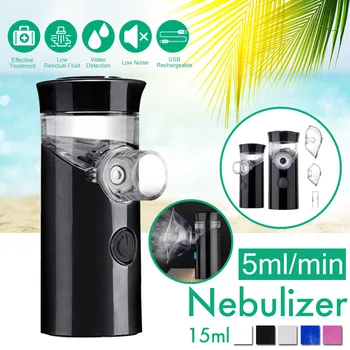 

Household Mini handheld nebulizer inhaler silent ultrasonic nebulizador rechargeable automatic device for children and adults