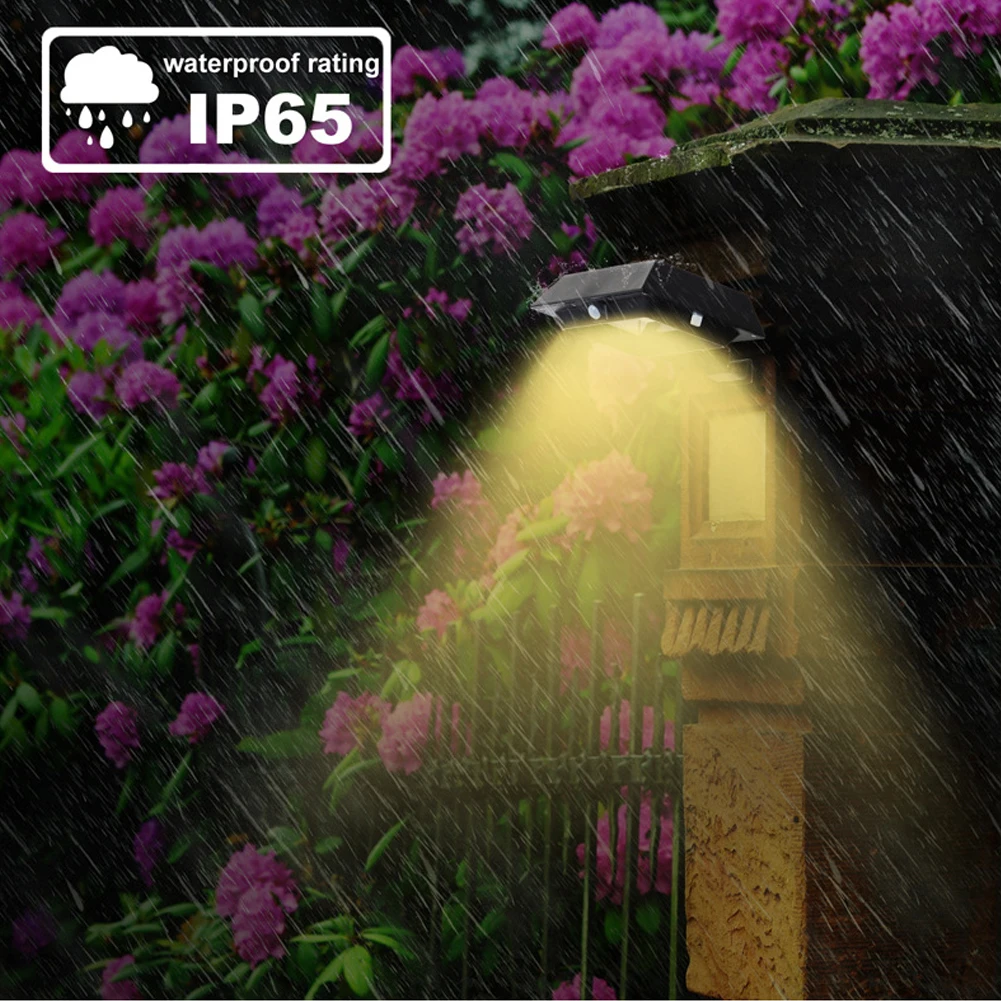 30 LED Solar Wall Lamp ABS Garden Decoration Wireless Night Light Security Emergency Body Induction Outdoor Waterproof Pathway