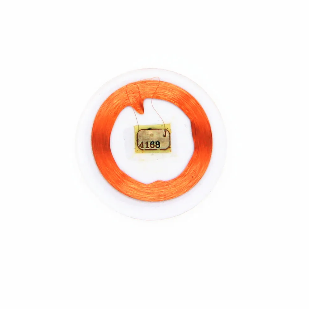 

1pcs 20mm EM4100 TK4100 Transparent Circular Coin Card Read Only Keyfobs 125khz RFID ID Proximity Token Access Control