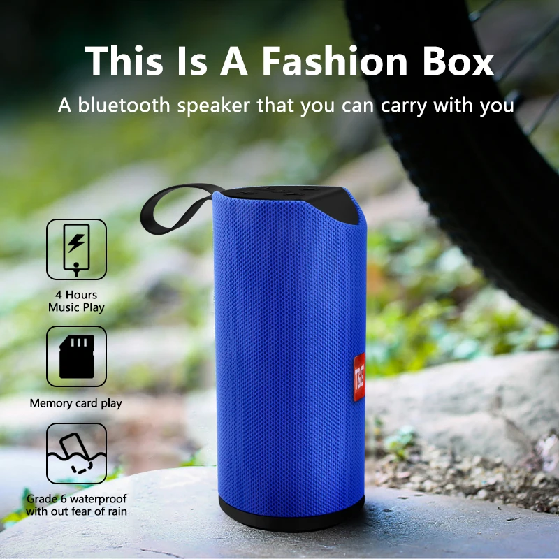 TG113 Portable Bluetooth Wireless Speakers Waterproof Stereo Column Outdoor Loudspeaker Speaker with FM Radio MP3 Bass Sound Box TG113 Portable Bluetooth Wireless Speakers Waterproof Stereo Column Outdoor Loudspeaker Speaker with FM Radio MP3 Bass Sound Box