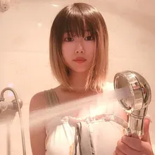 Shower-Head Stop-Button Rotating Water-Pressure Adjustable Degrees 360 with 3-Mode