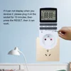 Ketotek Electronic Digital Timer Switch EU FR BR Plug Kitchen Timer Outlet 230V 50HZ 7 Day 12/24 Hour Programmable Timing Socket 4