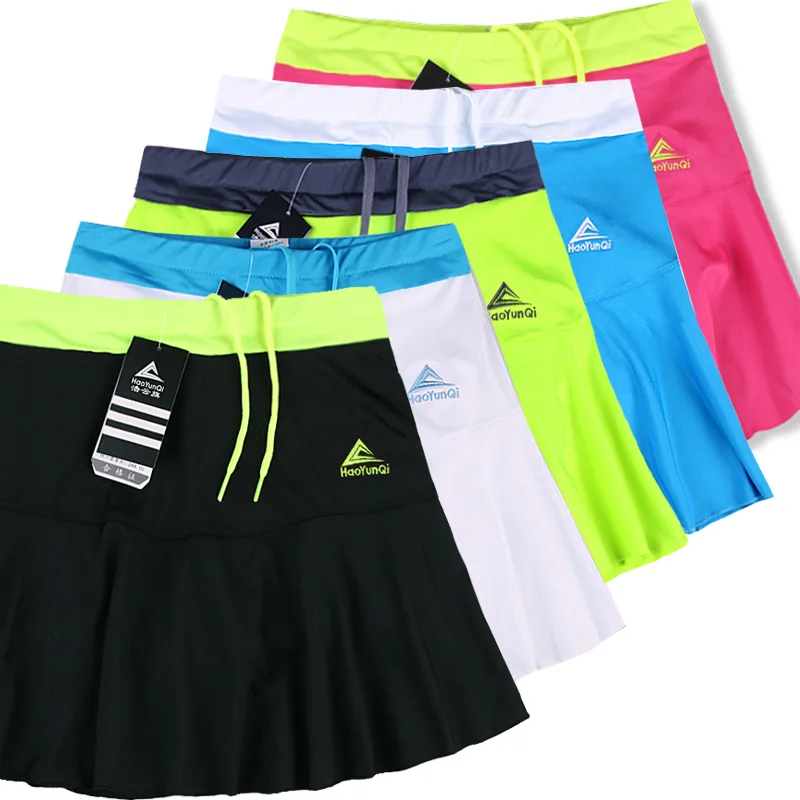 

Women Tennis Skorts with Built In Shorts , Women Badminton Skirts Female Tennis skort with tennis pocket , Athletic Yoga Short