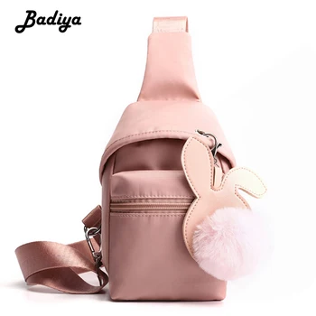 

Casual Women Chest Pack Brief Large Capacity Phone Coin Card Purse Shoulder Bag Nylon Waterproof for Travel Ladies Crossbody Bag