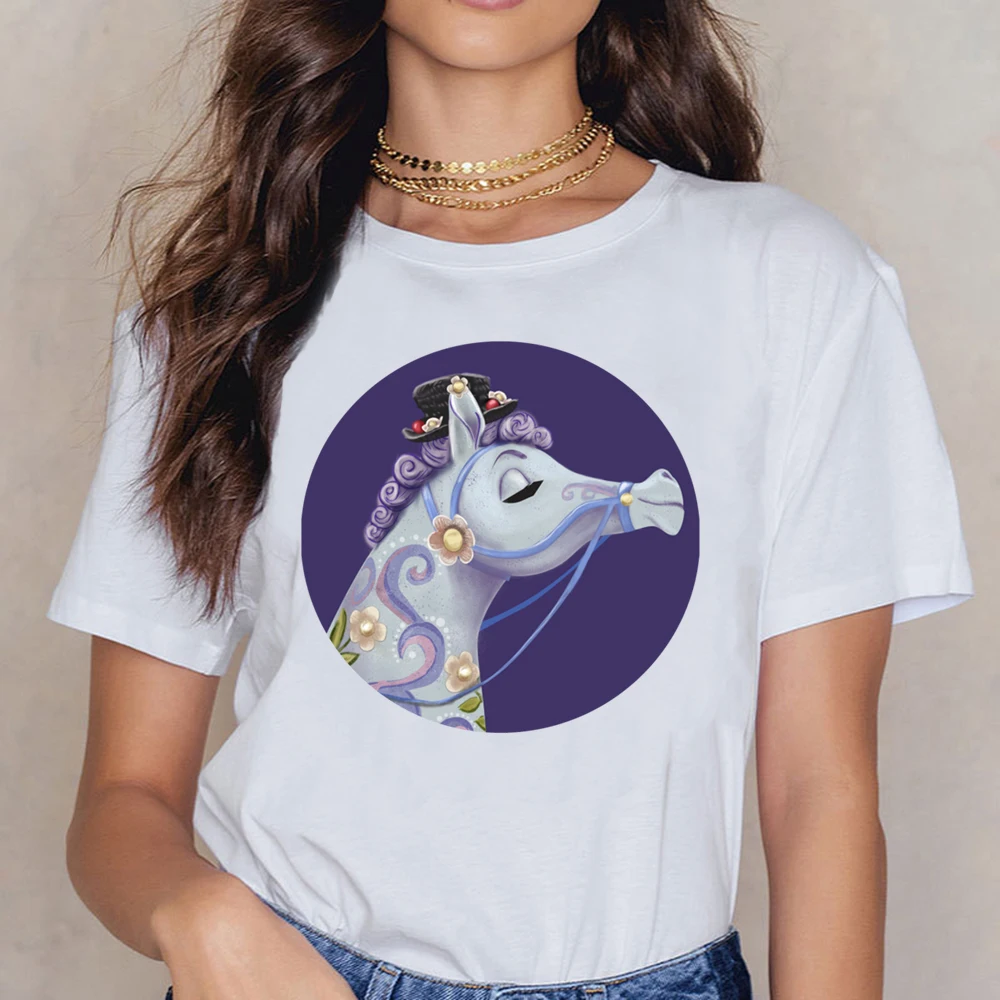 Tops T Shirt Women Mary Poppins Vogue Vintage Cotton Female | Женская одежда