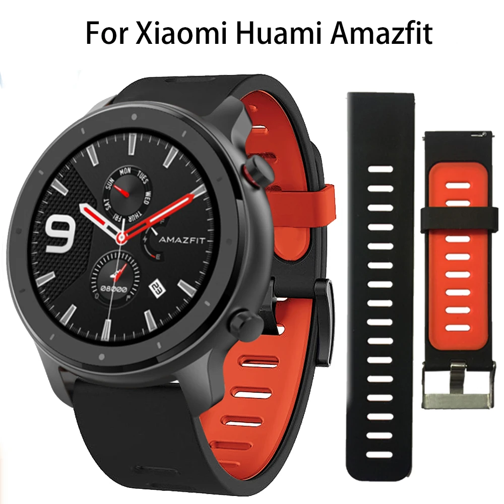 Спортивные силиконовые ремешки на запястье для Xiaomi Huami Amazfit Bip BIT PACE Lite Youth Smart Watch