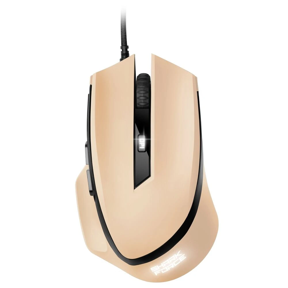 Мышь Sharkoon Shark Force оптическая, 1600 dpi, USB, подсветка