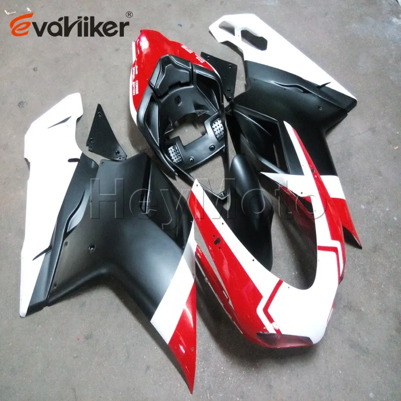 

ABS fairing for 848 1098 1198 2007 2008 2009 2010 white green motorcycle bodywork kit Injection mold H2