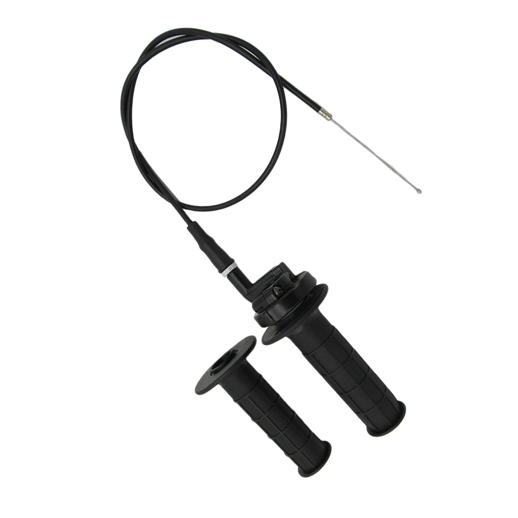 Motorcycle Twist Throttle Grip Tube & Cable for 110cc-250cc Mini ATV Quad Pit Dirt Bike