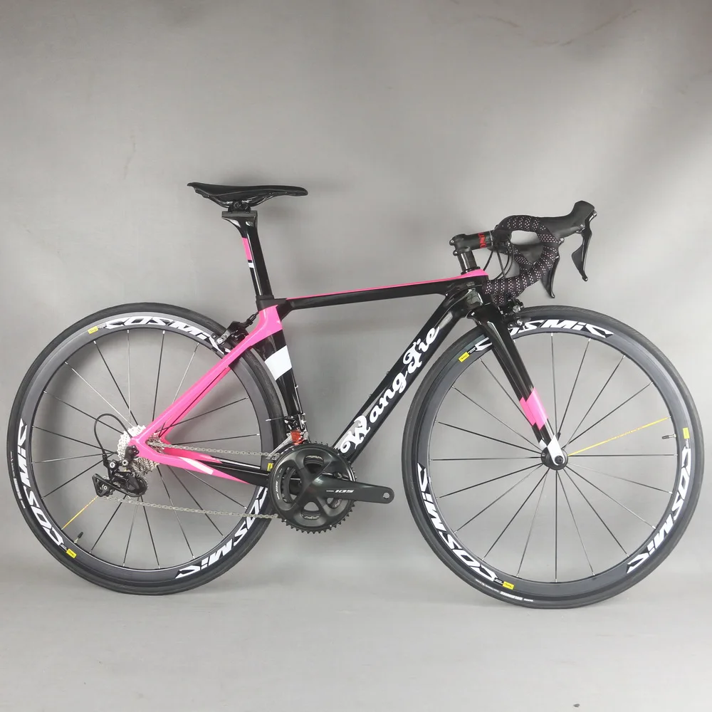 Full carbon aero road complete bike TT-X1 22 speed custom paint and logo Aluminium wheel with SHIAMNO0 R7000