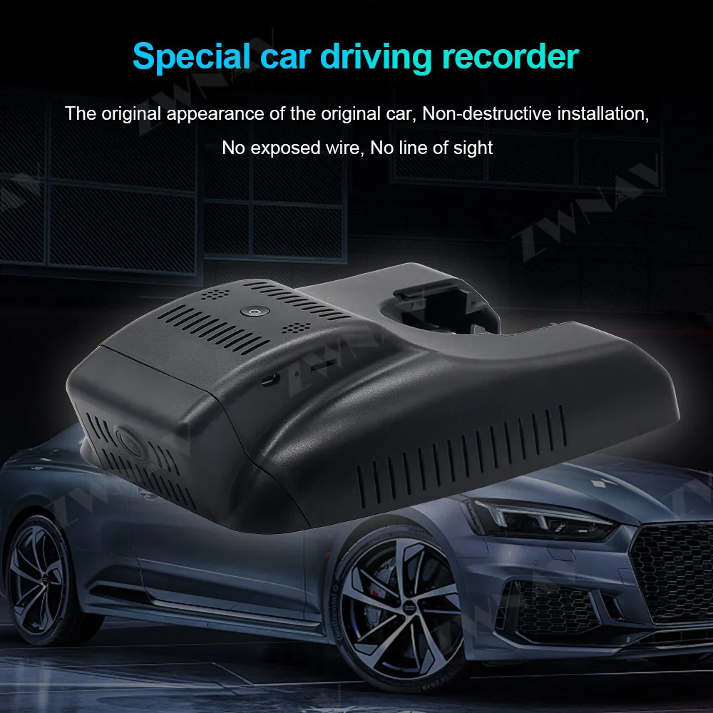 Скрытый HD рекордер для вождения, предназначенный для TOYUYA Highlander DVR Dash cam Автомобильная фронтальная камера WIfi